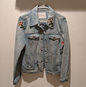 Floral Denim Jacket